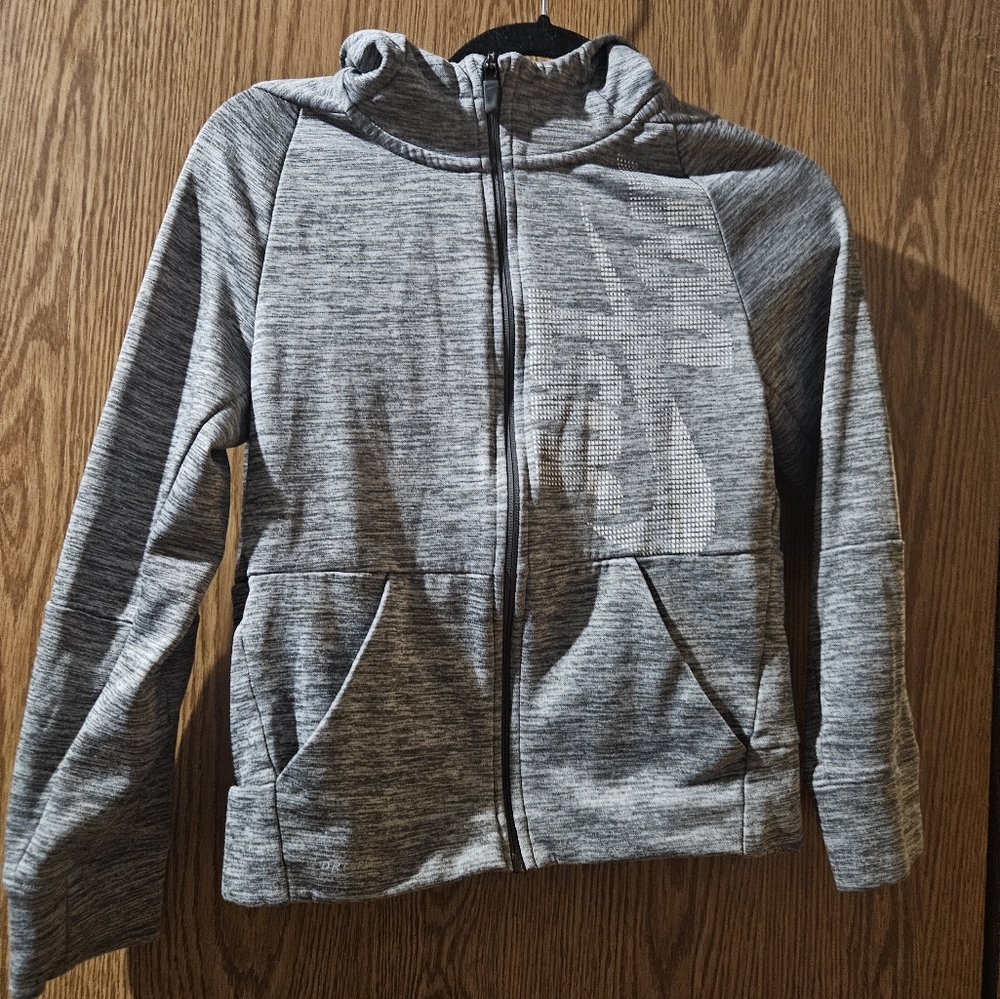 Nike Dri-FIT Just Do It Gray Zip Up Hoodie